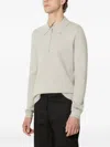 Samsoe & Samsoe Long-sleeves Polo Shirt In Neutral