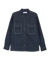 Samsoe & Samsoe Patch-pocket Shirt In Blue
