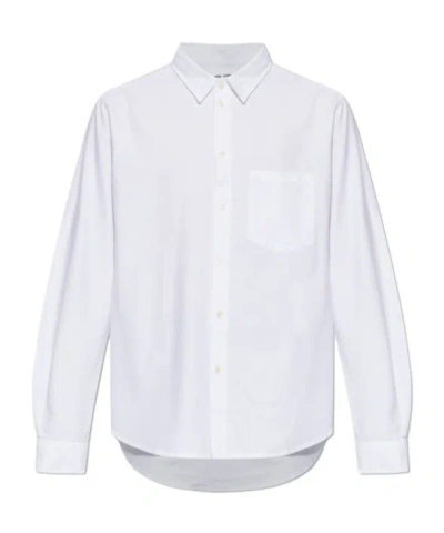 Samsoe & Samsoe Long-sleeved Shirt In White