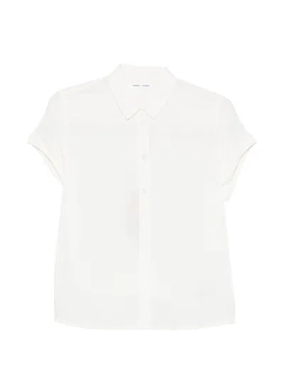 Samsoe & Samsoe Majan Ss Buttoned Shirt In White
