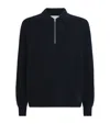 Samsoe & Samsoe Samsoe Samsoe Ribbed Zip Knitwear In Blue