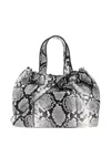Samsoe & Samsoe Midi Saemmi Snakeskin-effect Tote Bag