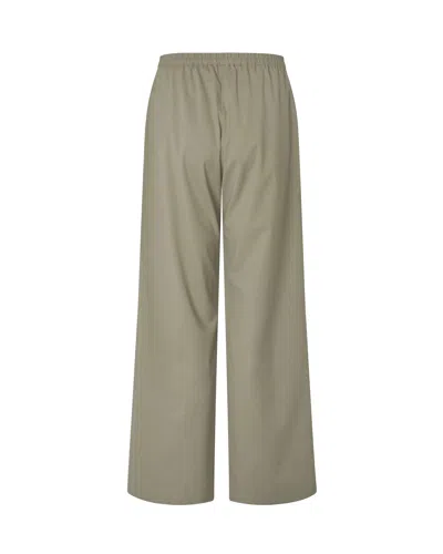 Samsoe & Samsoe Mid-rise Casual Pants In Green