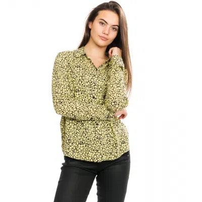Samsoe & Samsoe Milly Aop Womens Shirt 7201 In Yellow