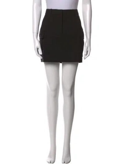 Pre-owned Samsoe & Samsoe Mini Skirt In Black