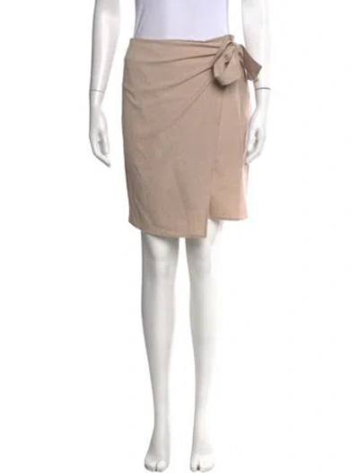 Pre-owned Samsoe & Samsoe Mini Skirt In Neutrals