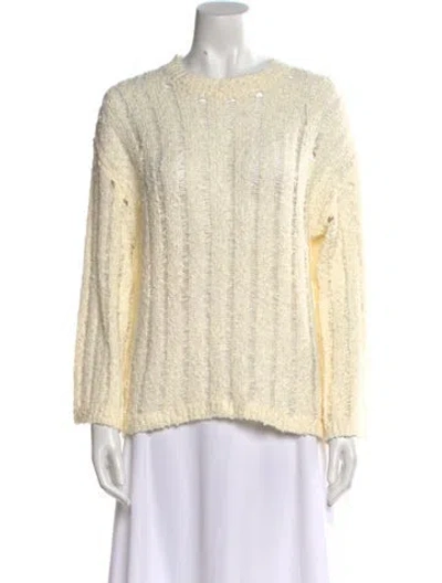 Pre-owned Samsoe & Samsoe Mock Neck Sweater In Neutral