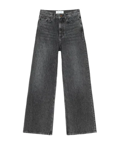 Samsoe & Samsoe Multi-pocket Jeans In Black