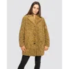 Samsoe & Samsoe Natja Womens Faux Fur Teddy Bear Coat