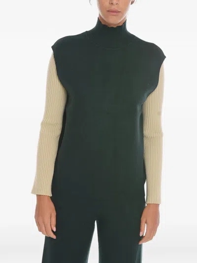 Samsoe & Samsoe Nika High-neck Vest In Green
