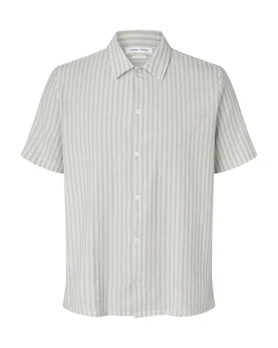 Samsoe & Samsoe Off White Regular Shirt In Multi