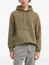 Samsoe & Samsoe Organic Cotton Blend Hoodie In Green
