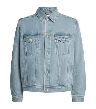 Samsoe & Samsoe Organic Cotton Denim Jacket In Blue