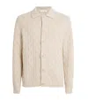 Samsoe & Samsoe Organic Cotton-wool Sabrodie Shirt In Neutral