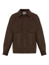 Samsoe & Samsoe Oversized Shirt Jacket In Brown