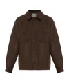 Samsoe & Samsoe Oversized Shirt Jacket In Brown