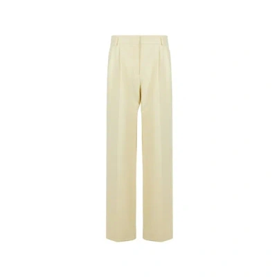 Samsoe & Samsoe Plain Trousers In Yellow