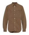 Samsoe & Samsoe Patch-pocket Shirt In Brown