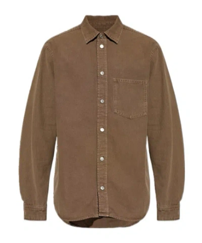 SAMSOE & SAMSOE PATCH-POCKET SHIRT