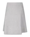 Samsoe & Samsoe Elasticated-waistband Skirt In Gray