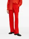 Samsoe & Samsoe Pleated Trousers In Red