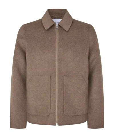 SAMSOE & SAMSOE POINT COLLAR ZIP JACKET