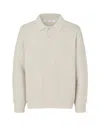Samsoe & Samsoe Samse Samse Long Sleeve Polo Shirt In White