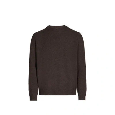 Samsoe & Samsoe Pull En Laine Mérinos In Brown