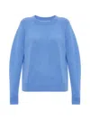 Samsoe & Samsoe Long-sleeved Sweater In Blue