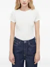 Samsoe & Samsoe Raglan-sleeved Logo-print T-shirt In White