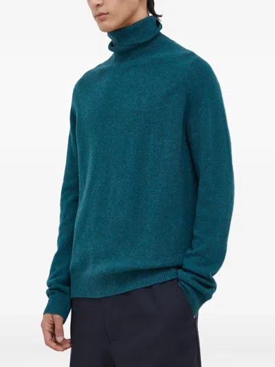 Samsoe & Samsoe Roll-neck Sweater In Green