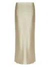 Samsoe & Samsoe Saagneta High-waisted Skirt In Gold