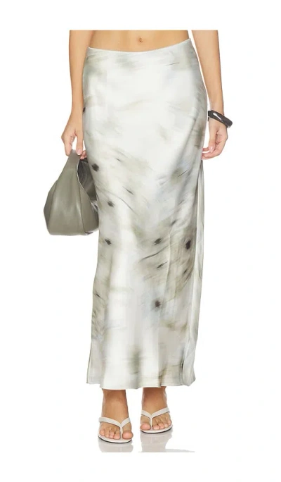 Samsoe & Samsoe Saagneta Long Skirt In Green