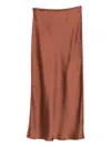 Samsoe & Samsoe Saagneta Maxi Skirt In Brown