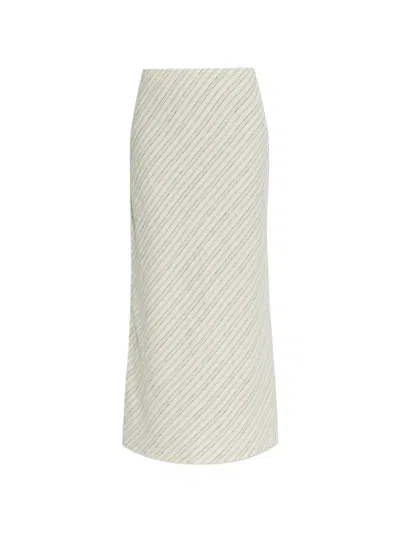SAMSOE & SAMSOE SAAGNETA STRIPED MAXI SKIRT