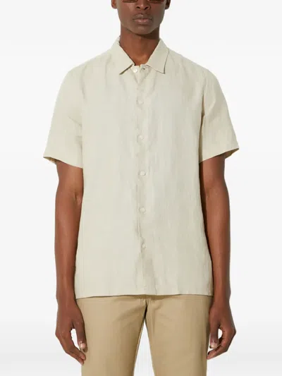 Samsoe & Samsoe Saavan Buttoned Shirt In Neutral