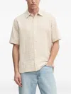 Samsoe & Samsoe Saayo X Short-sleeve Shirt In Neutral