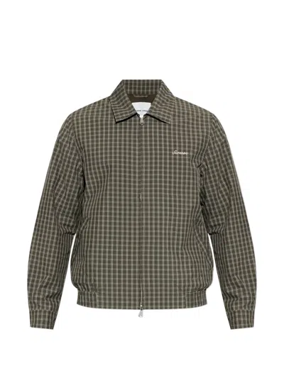 Samsoe & Samsoe Sabeck Plaid-pattern Zip-fastening Jacket In Multi