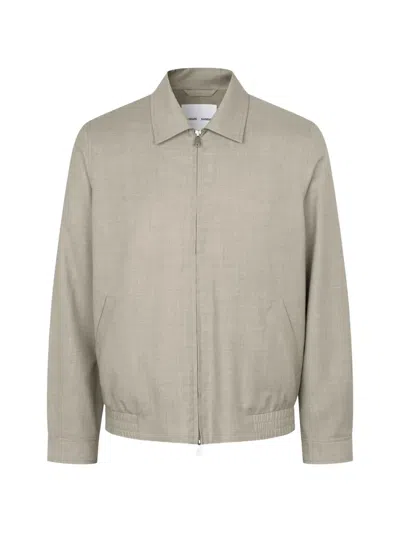 Samsoe & Samsoe Sabeck Zip-up Jacket In 그린