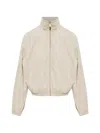 Samsoe & Samsoe Sabianca Zip-up Jacket In Neutral