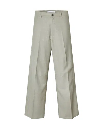 Samsoe & Samsoe Sabruce Moonstruck Pants In Gray