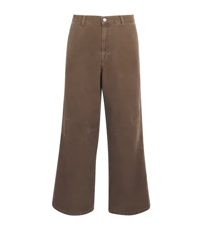 Samsoe & Samsoe Sabruce Straight Jeans In Brown