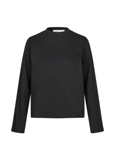 Samsoe & Samsoe Sacamino Long-sleeve T-shirt In Black
