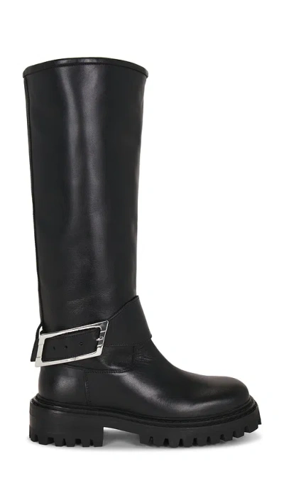 Samsoe & Samsoe Sacharisma Biker Boot In Black