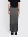 Samsoe & Samsoe Sacheryl Skirt In Gray