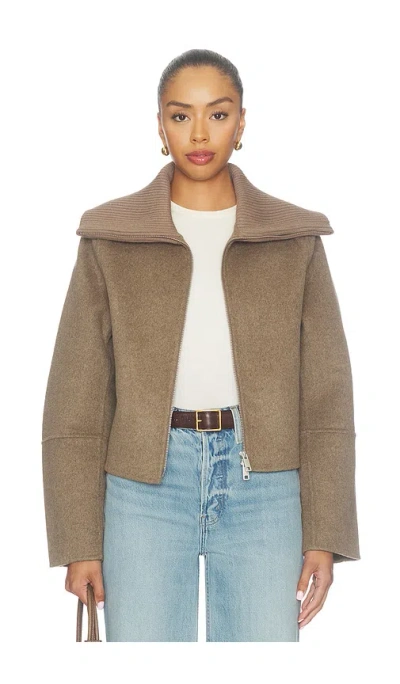 Samsoe & Samsoe Sacleo Jacket In Lead Gray Melange