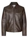 Samsoe & Samsoe Sacliff Zip Jacket In Brown