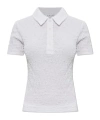 Samsoe & Samsoe Sadaisy Collared Polo Top In Blue