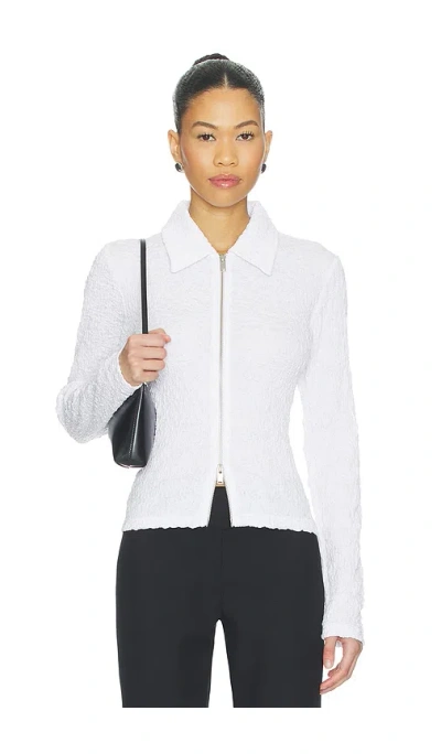 Samsoe & Samsoe Sadaisy Zip Blouse In White