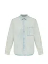 Samsoe & Samsoe Sadamon Pocket Buttoned Shirt In Blue